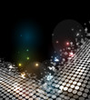 Vector: disco light stars abstract dance background disco light stars abstract dance background