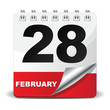 28 FEBRUARY ICON
