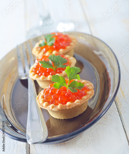 Photo: tartalets with caviar tartalets with caviar