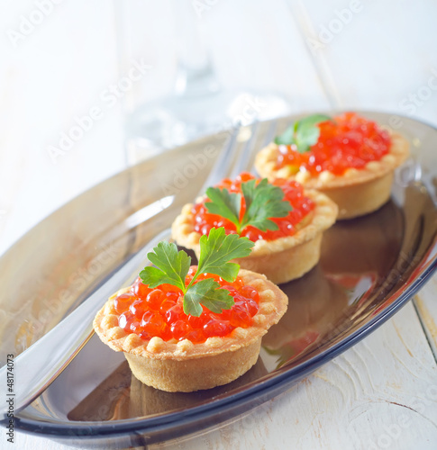 Photo: tartalets with caviar tartalets with caviar