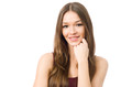Portrait of young beauty woman