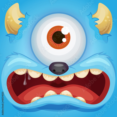 Vector: Blue Monster Blue Monster