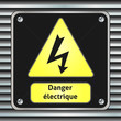 Panneau danger électrique.