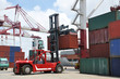 Container forklift truck
