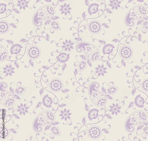 Vector: wedding template design, paisley floral pattern , India wedding template design, paisley floral pattern , India