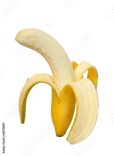Photo: peeled banana peeled banana