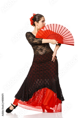 Photo: woman gypsy flamenco dancer woman gypsy flamenco dancer