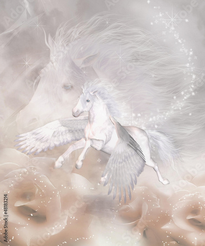 Illustration: Flying Unicorn Flying Unicorn