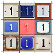 Collage of House Numbers One