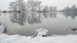 Fluss Havel im Winter