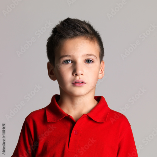 Photo: Portrait of adorable young beautiful boy Portrait of adorable young beautiful boy