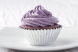 Eatable taro cupcake ready to serve for you