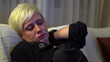 SUPER 35MM CAMERA - young, blond haired woman resting 