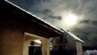 House and clouds timelapse