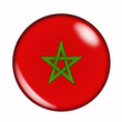 Button flag of Morocco