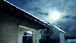 House and clouds timelapse