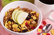 Granola with nuts and fruits
