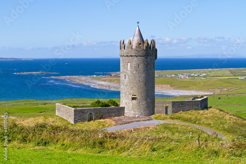 Photo: Doonagore castle near Doolin in Ireland Doonagore castle near Doolin in Ireland