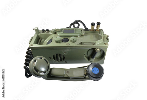 Photo: Military field phone Military field phone