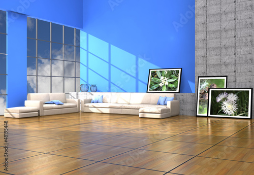 Illustration: Modern Loft - Architecture Interior Modern Loft - Architecture Interior