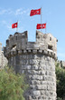 Tower in St Peter Castle, Bodrum, Turkey