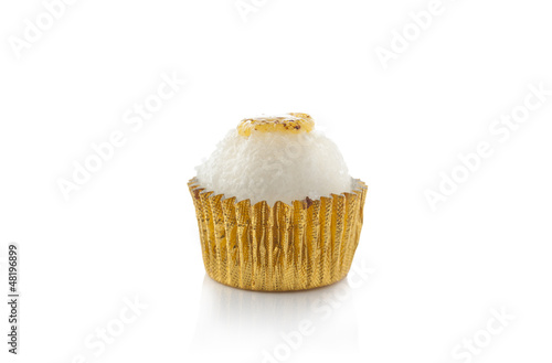 Photo: Delicious individual coconut cake Delicious individual coconut cake