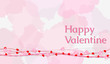 greeting card with text Happy Valentine