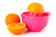 Pressing oranges