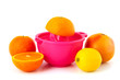 Pressing citrus fruit