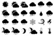 Vector: Weather icons Weather icons