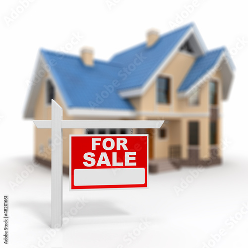 Illustration: Home for Sale sign Home for Sale sign
