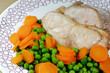 Pork Chops with a side of fresh vegetables