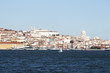 Panoramic view of Alfama district in Lisbon