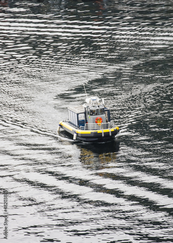 Photo: Enclosed Rubber Tour Boat Enclosed Rubber Tour Boat