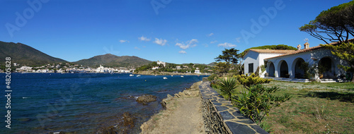 Photo: Panorama over Cadaques bay Panorama over Cadaques bay