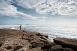 Foto: Lonely Man Looking at Sea Lonely Man Looking at Sea