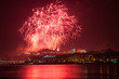 Fireworks over Bratisava