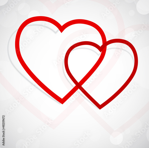 Vector: Background with hearts Background with hearts