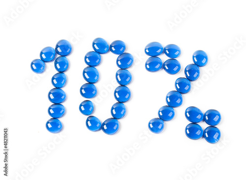 Photo: sale on the white background sale on the white background