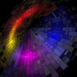 Colorful background mosaic pattern