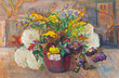 Autumn bunch of flowers