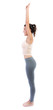 beautiful brunnette woman practicing fitness