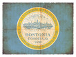Grunge-Flagge Boston (USA)