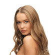 beautiful woman with long hair