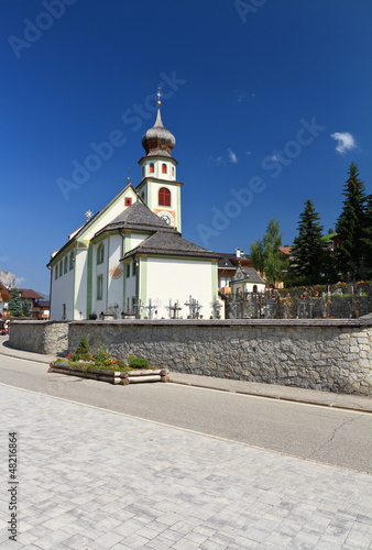 Photo: small church in San Cassiano, Alto Adige, Italy small church in San Cassiano, Alto Adige, Italy