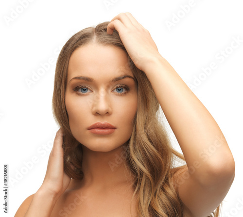 Photo: beautiful woman with long hair beautiful woman with long hair
