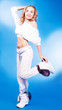 woman wearing pajamas