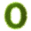 Grass style Cyrillic Alphabet Letters and Numbers
