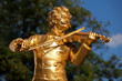 The statue of Mozart from Vienna.