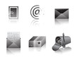 Mail and delivery icon set